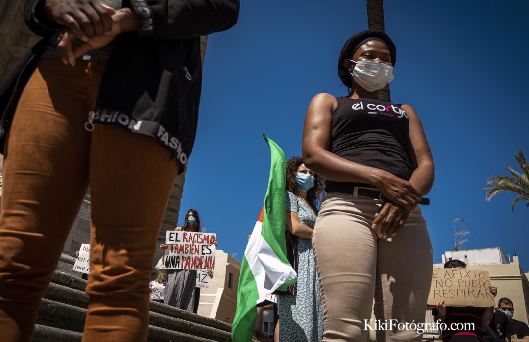 7/06/20 CONCENTRACIÓN CONTRA EL RACISMO EN CÁDIZ