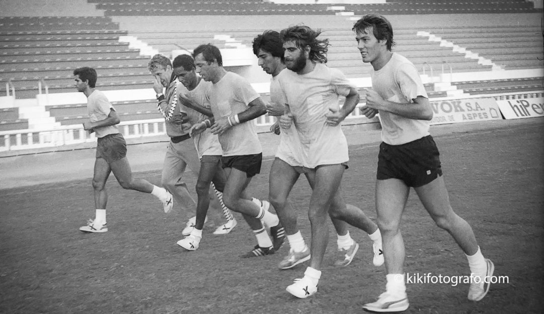 11/09/1985 ENTRENAMIENTO CON PAQUITO