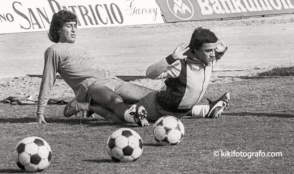 TEMPORADA 80/81 HUGO VACA Y MANÉ